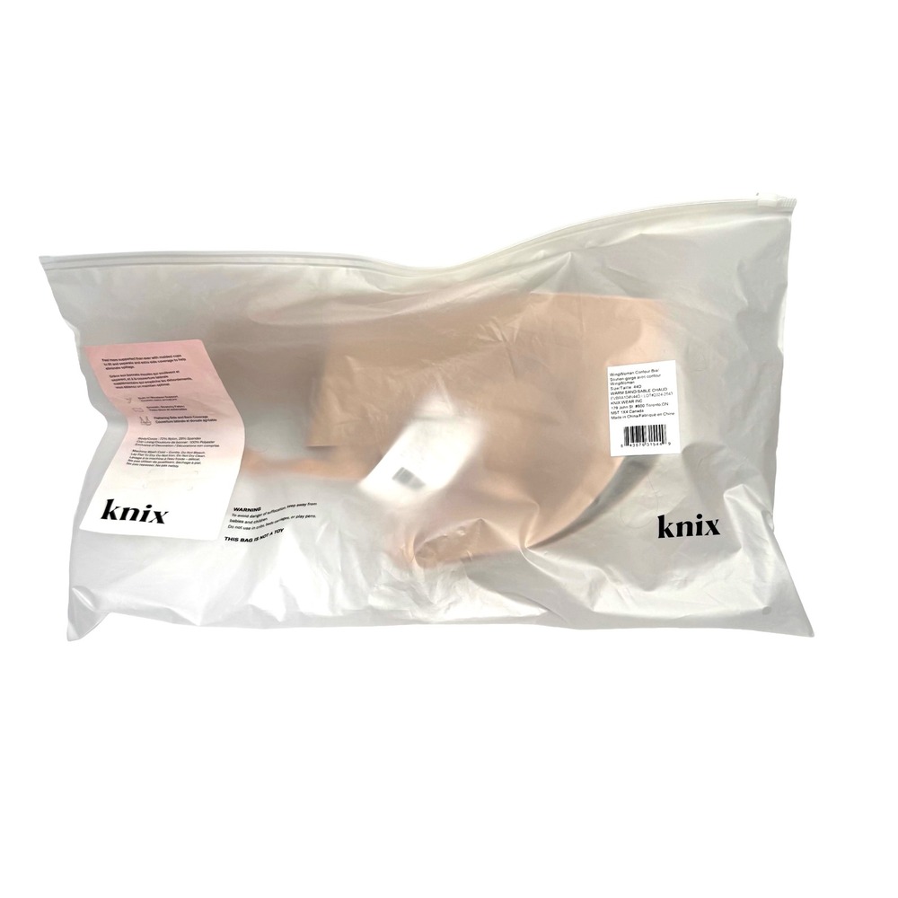 Knix Wing Woman Contour Bra Warm Sand Nude Wireless Seamless 44D Smooth Stretch - Picture 7 of 10